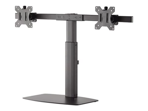 Neomounts FPMA-D865D - Jalusta - täysliike - 2 LCD-näytölle - musta - näytön koko: 10"-27" - pöytäteline, pöytäkiinnitettävä