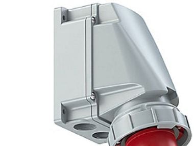 Kuormaliitin 63A 5P 400V punainen IP67 POWER TWIST 535-6