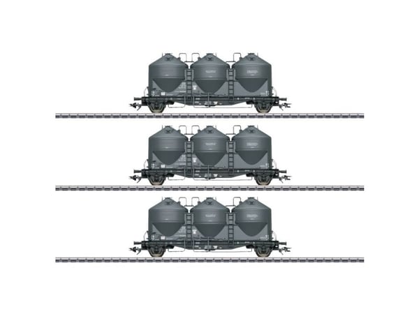 Märklin 48264, Silo containervognsett, Ferdigmontert, HO (1:87), Kds 67, Alle kjønn, 3 stk.