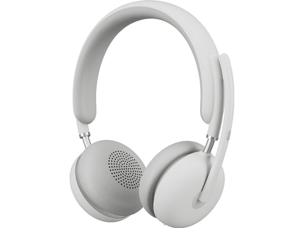 Logitech Zone Wireless 2 - Hodesett - on-ear - Bluetooth - trådløs - aktiv støydemping - USB-C via Bluetooth-adapter - elfenbenshvit - Certified fo...