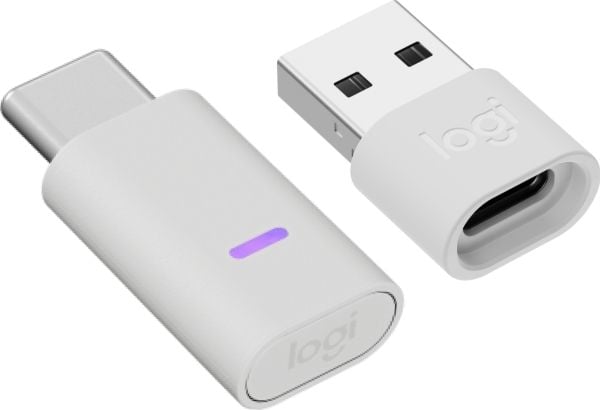 Logitech Zone Wireless 2 - Hodesett - on-ear - Bluetooth - trådløs - aktiv støydemping - USB-C via Bluetooth-adapter - elfenbenshvit - Certified fo...