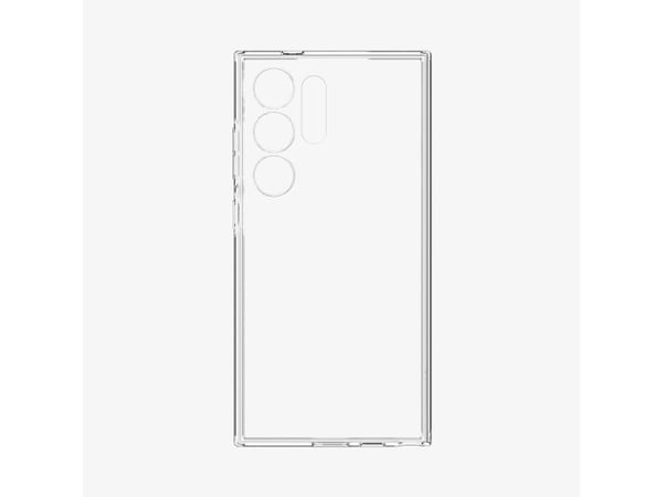 Spigen Liquid Crystal - Baksidedeksel for mobiltelefon - termoplast-polyuretan (TPU) - krystallklar - for Samsung Galaxy S24 Ultra