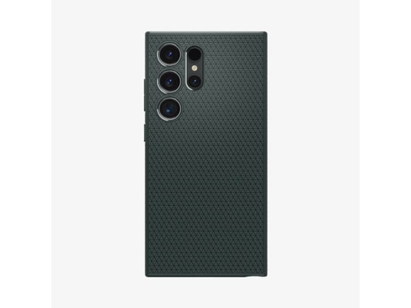 Spigen Liquid Air - bakdeksel til mobiltelefon - termoplastisk polyuretan (TPU) - avgrunnsgrønn - for Samsung Galaxy S24 Ultra