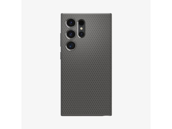 Spigen Liquid Air - Baksidesskydd för mobiltelefon - termoplastisk polyuretan (TPU) - granitgrå - för Samsung Galaxy S24 Ultra