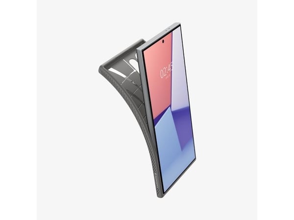 Spigen Liquid Air - Baksidesskydd för mobiltelefon - termoplastisk polyuretan (TPU) - granitgrå - för Samsung Galaxy S24 Ultra
