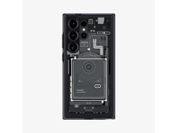 Spigen Ultra Hybrid Zero One, Deksel, Samsung, Galaxy S24 Ultra, 17,3 cm (6,8"), Sort