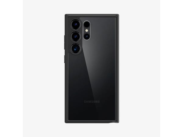 Spigen Ultra Hybrid - Baksidedeksel for mobiltelefon - polykarbonat, termoplast-polyuretan (TPU) - matt svart - for Samsung Galaxy S24 Ultra