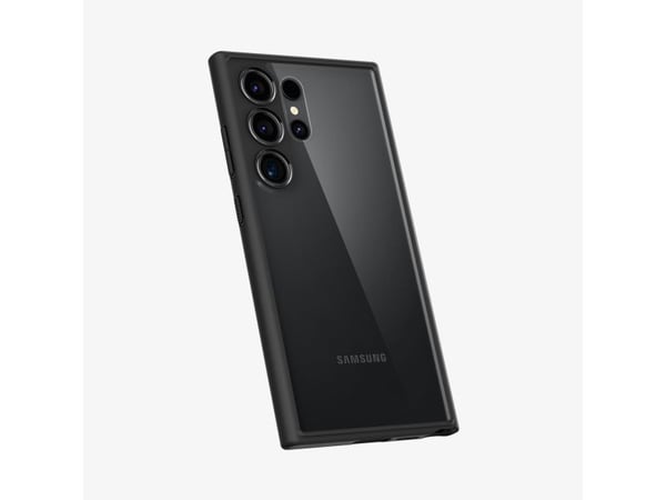 Spigen Ultra Hybrid - Baksidedeksel for mobiltelefon - polykarbonat, termoplast-polyuretan (TPU) - matt svart - for Samsung Galaxy S24 Ultra