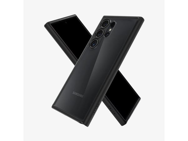 Spigen Ultra Hybrid - Baksidedeksel for mobiltelefon - polykarbonat, termoplast-polyuretan (TPU) - matt svart - for Samsung Galaxy S24 Ultra