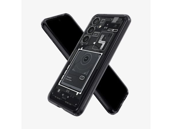 Spigen Ultra Hybrid Zero One, Etui, Samsung, Galaxy S24 Ultra, 15,8 cm (6.2"), Sort, Grå