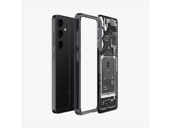 Spigen Ultra Hybrid Zero One, Etui, Samsung, Galaxy S24 Ultra, 15,8 cm (6.2"), Sort, Grå