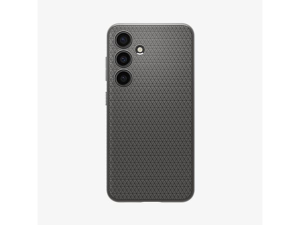 Spigen Liquid Air - Baksidedeksel for mobiltelefon - termoplast-polyuretan (TPU) - granittgrå - for Samsung Galaxy S24