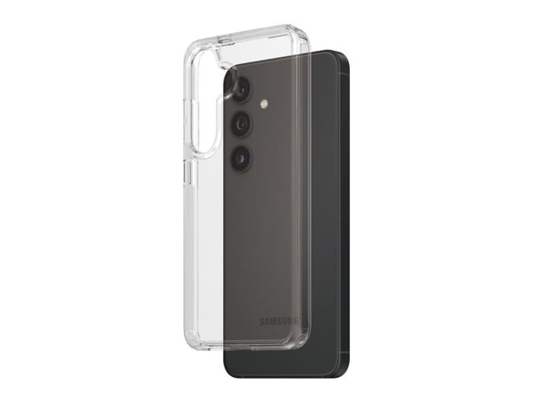 PanzerGlass HardCase - Clear Edition - baksidedeksel for mobiltelefon - polykarbonat, selvhelbredende TPU - gjennomsiktig - for Samsung Galaxy S24