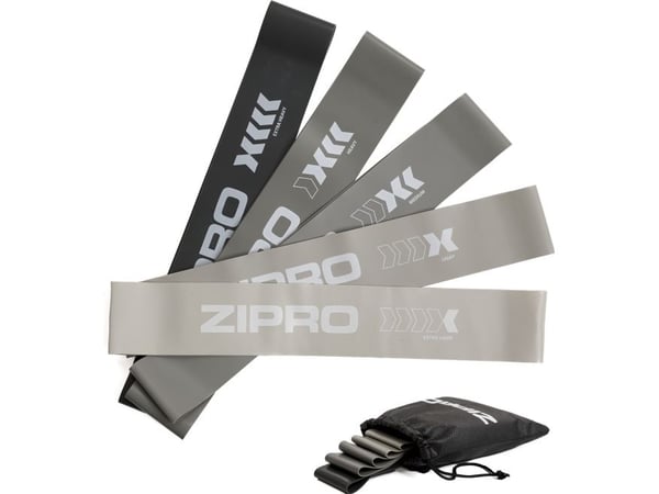 Zipro Mini Band Mini Band Latex eri vastustasoja eli harmaa 5 kpl.