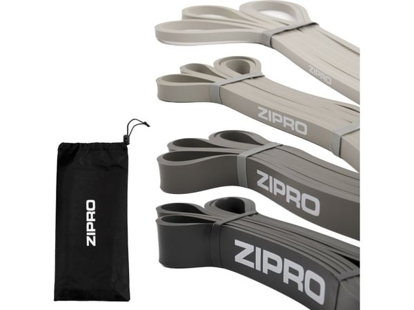 Zipro Powerband Zipro eri vastustasoja eli harmaa 4 kpl.