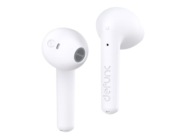 DeFunc True Lite - True wireless-hörlurar - inuti örat - vit