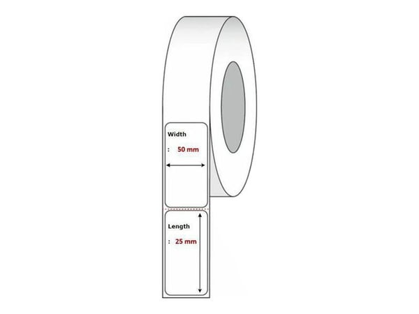 Capture - Permanent häftning - vit - 50 x 25 mm 7200 etikett (er) (16 rulle/rullar x 450) etiketter