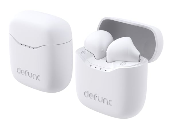 DeFunc True Lite - True wireless-hörlurar - inuti örat - vit
