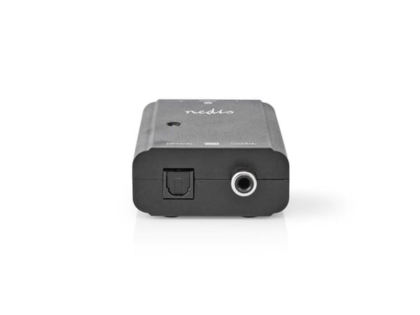 Nedis ACON2508BK, USB A-tyyppi, 5 V, 57 mm, 50,5 mm, 23 mm, 44 g