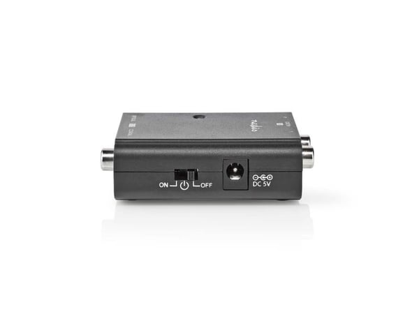 Nedis ACON2508BK, USB A-tyyppi, 5 V, 57 mm, 50,5 mm, 23 mm, 44 g