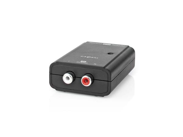 Nedis ACON2508BK, USB A-tyyppi, 5 V, 57 mm, 50,5 mm, 23 mm, 44 g