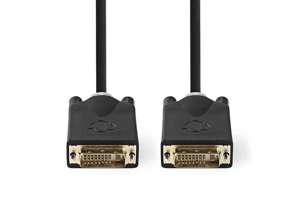 Nedis CCBW32000AT30, 3 m, DVI-D, DVI-D, Hankjønn, Hankjønn, Antrasitt