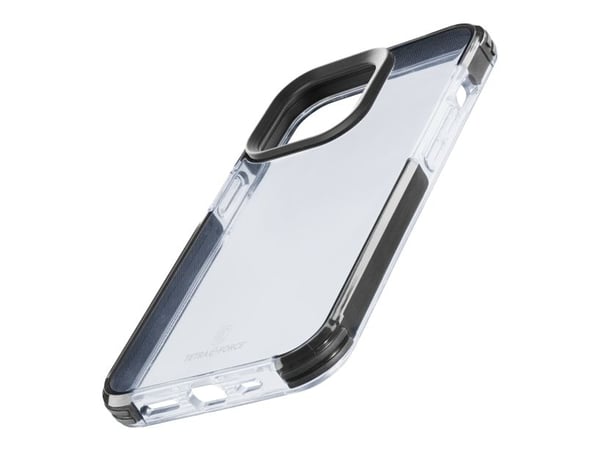 Cellularline Tetra Force Strong Guard, Suojus, Apple, iPhone 15 Plus, 17 cm (6.7"), Musta, Läpinäkyvä