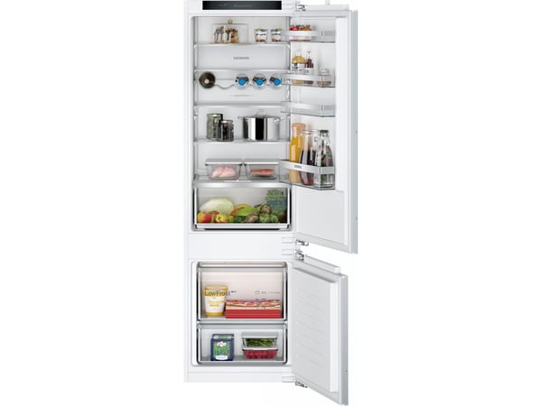 Siemens iQ300 KI87VVFE1 - Kjøleskap/fryser - bunnfryser - innebygd - fordypning - bredde: 56 cm - dybde: 55 cm - høyde: 177.5 cm - 270 liter - Klas...