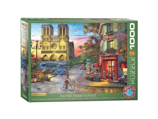 Pussel Notre Dame - 1000 bitar, 48*68cm