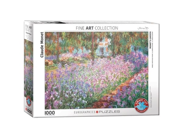 Pussel Claude Monets trädgård - 1000 bitar, 48*68cm