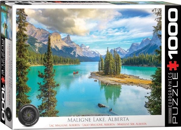 Palapeli Maligne Lake Alberta - 1000 palaa, 48*68cm