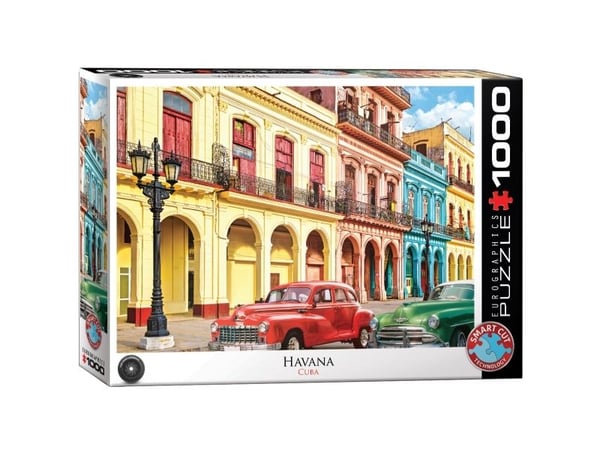 Puslespill 1000 brikker Havana, Cuba 6000-5516