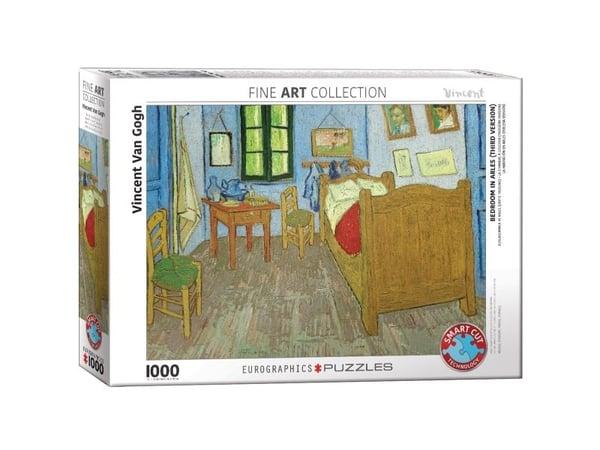 Van Goghin palapeli Makuuhuone Arlesissa - 1000 palaa, 48*68cm