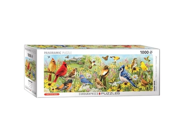 Palapeli Puutarhalinnut Panorama-Giordano - 1000 palaa, 33*99cm