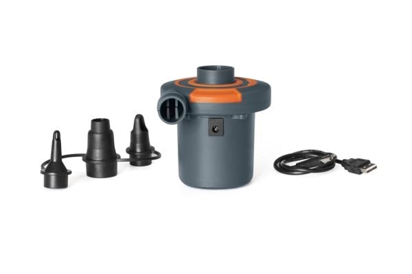 Bestway 62155, Gummibåt, 0,036 stang, 565 l/min, Sort, Grå, Oransje, EMC/EN60335/ROHS, Batteri