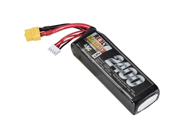Reely LiPo-akkupakk 11,1 V 2400 mAh 3 celler 45 C Softcase XT60H (RE-7853472)