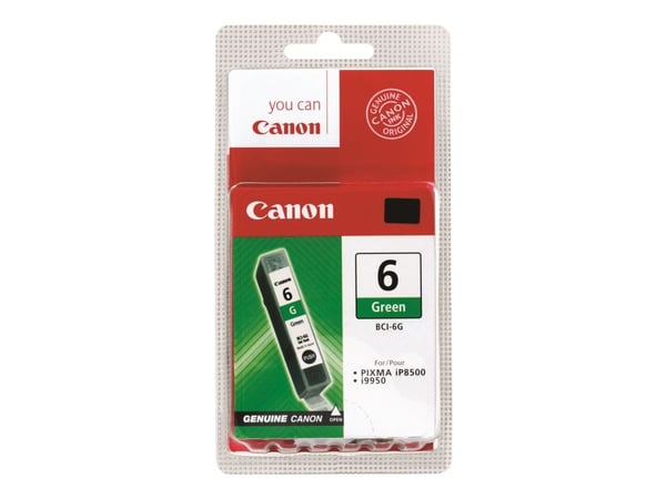 Canon BCI-6G - Grön - original - bläcktank - för i990, 9900, 9950; PIXMA iP8500