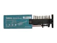 Makita - Spissett for skrutrekker - 10 deler - pozidriv, phillips, torx, slot - PH2, PZ1, PZ2, PZ3, T15, T25, SL4.5, SL5.5 - for Makita DHP482RTJ