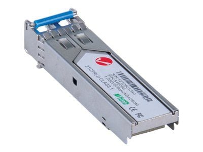 Intellinet Transceiver Module Optical, Gigabit Ethernet SFP Mini-GBIC, 1000Base-Sx (LC) Multi-Mode Port, 550m,MSA Compliant, Equivalent to Cisco GL...