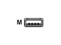 Honeywell - USB-/strömkabel - USB (hane) - 5 V - 3 m - svart - för Orbit 7190g