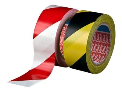 Tesaflex 60760 PV1 - Markeringstape - 50 mm x 33 m - PVC - sort, gul