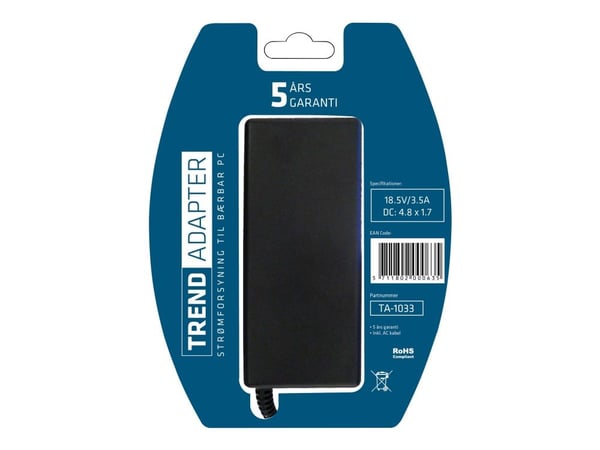 Trend - Strømadapter - AC 100-240 V - 65 watt - Europa