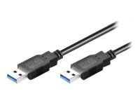 MicroConnect - USB-kabel - USB-type A (hann) til USB-type A (hann) - USB 3.0 - 2 m - svart
