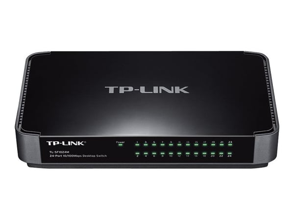 TP-Link TL-SF1024M - Switch - 24 x 10/100 - stasjonær
