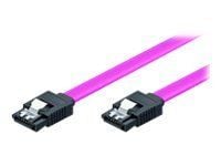 MicroConnect SATA II - SATA-kabel - Serial ATA 150/300 - SATA (hunn) til SATA (hunn) - 50 cm - låst
