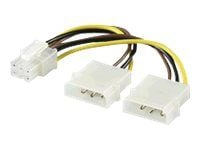 Microconnect PI1919, PCI-E (6-pin), 0,2 m, Uros, Naaras, Suora, Suora