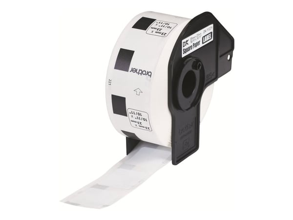 Brother DK-11221 - Svart på hvitt - 23 x 23 mm 1000 etikett(er) - for Brother QL-1050, 1060, 1110, 500, 550, 560, 570, 580, 600, 650, 700, 710, 720...