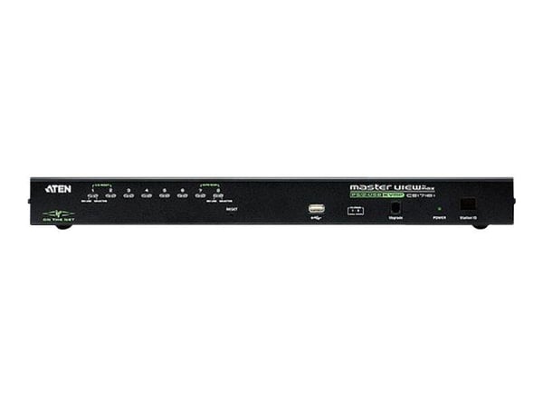 ATEN KVM on the NET CS1708i - KVM-svitsj - 8 x KVM port(s) - 1 lokalbruker - 2 IP-brukere - stasjonær