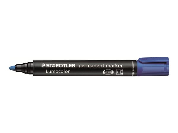 Marker Staedtler Lumocolor 352-3 permanent blå 2mm bullet (10 stk.)