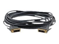 Kramer C-MDM/MDM-3 - DVI-kaapeli - enkeltlink - DVI-D (han) til DVI-D (han) - 0.9 m - formet - sortti